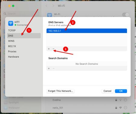 Configure Wi - Fi to use dns.adnull.com